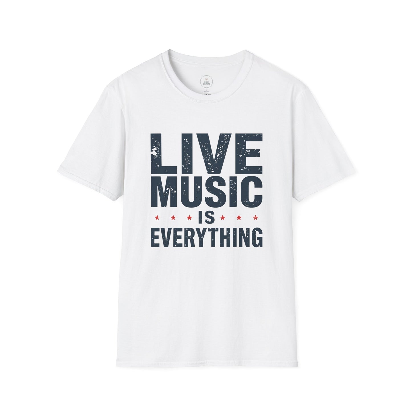 Live Music Is Everything Gig T-Shirt — Concert Tee for Music Lovers