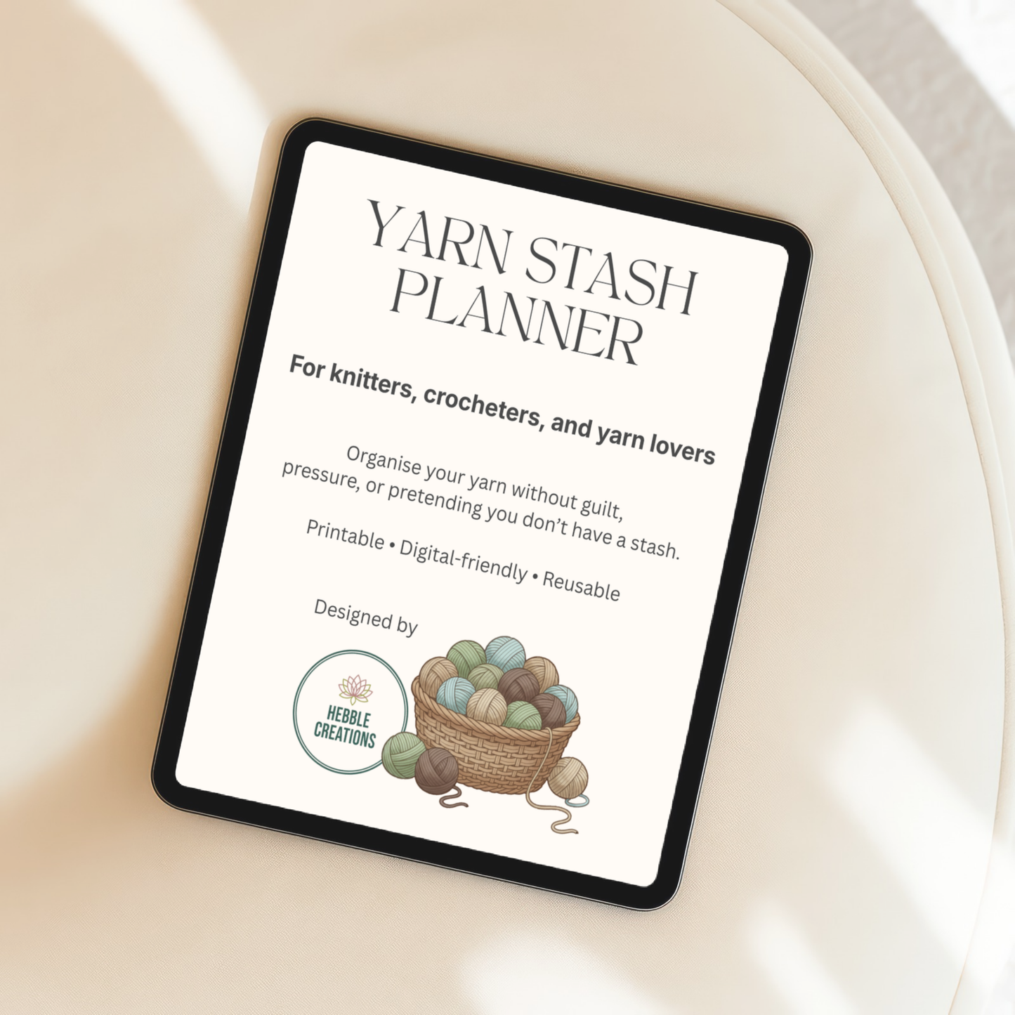 Yarn Stash Planner – Printable & Digital-Friendly